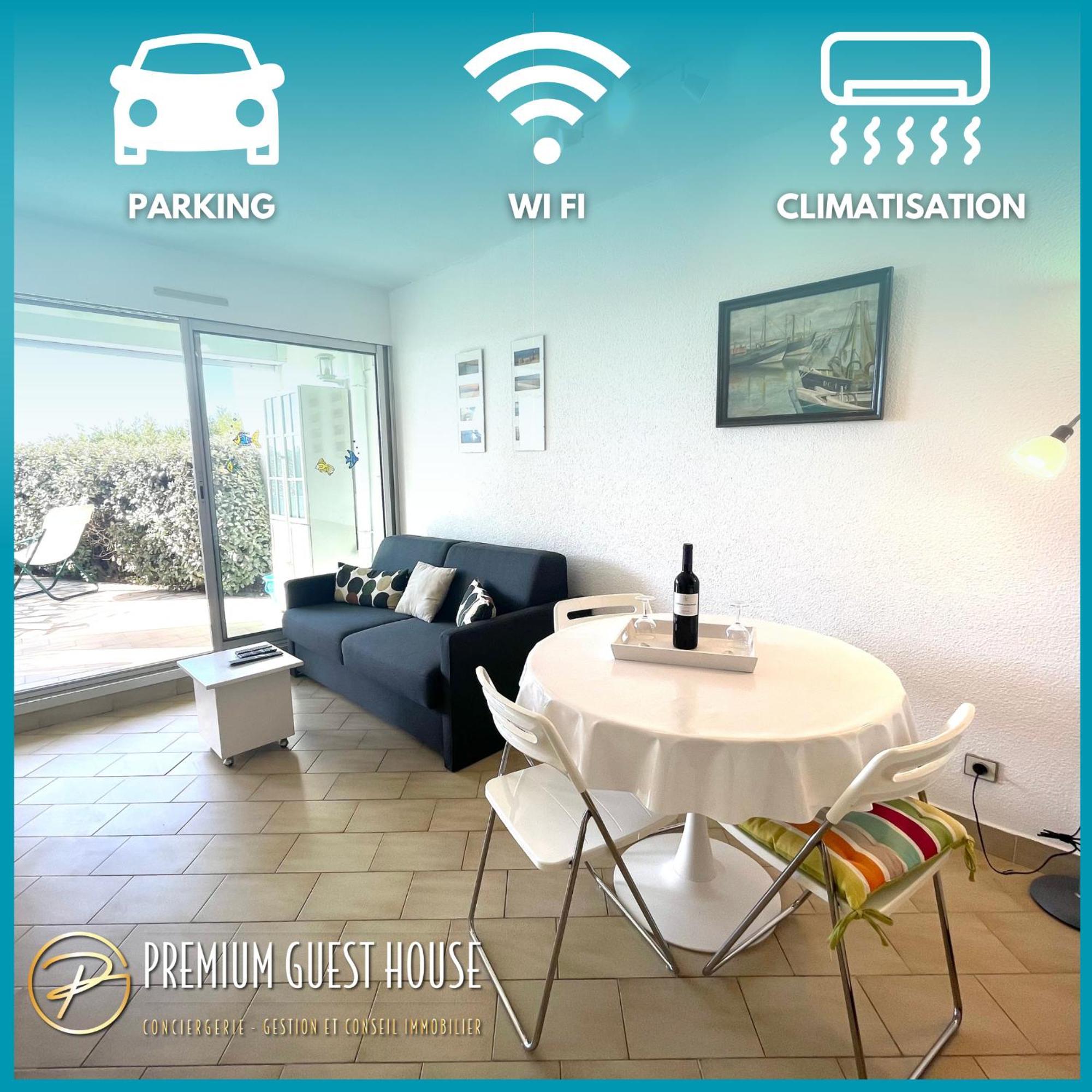 Pgh N26 - Premiere Ligne, Jardin Et Parking Prive La Grande-Motte Exterior foto
